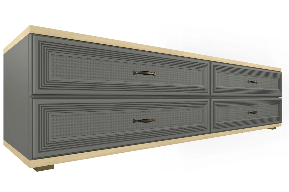 Гостиная Карина-12 (Ясень Асахи/Серый Оникс) — Мебель-центр Озерцо