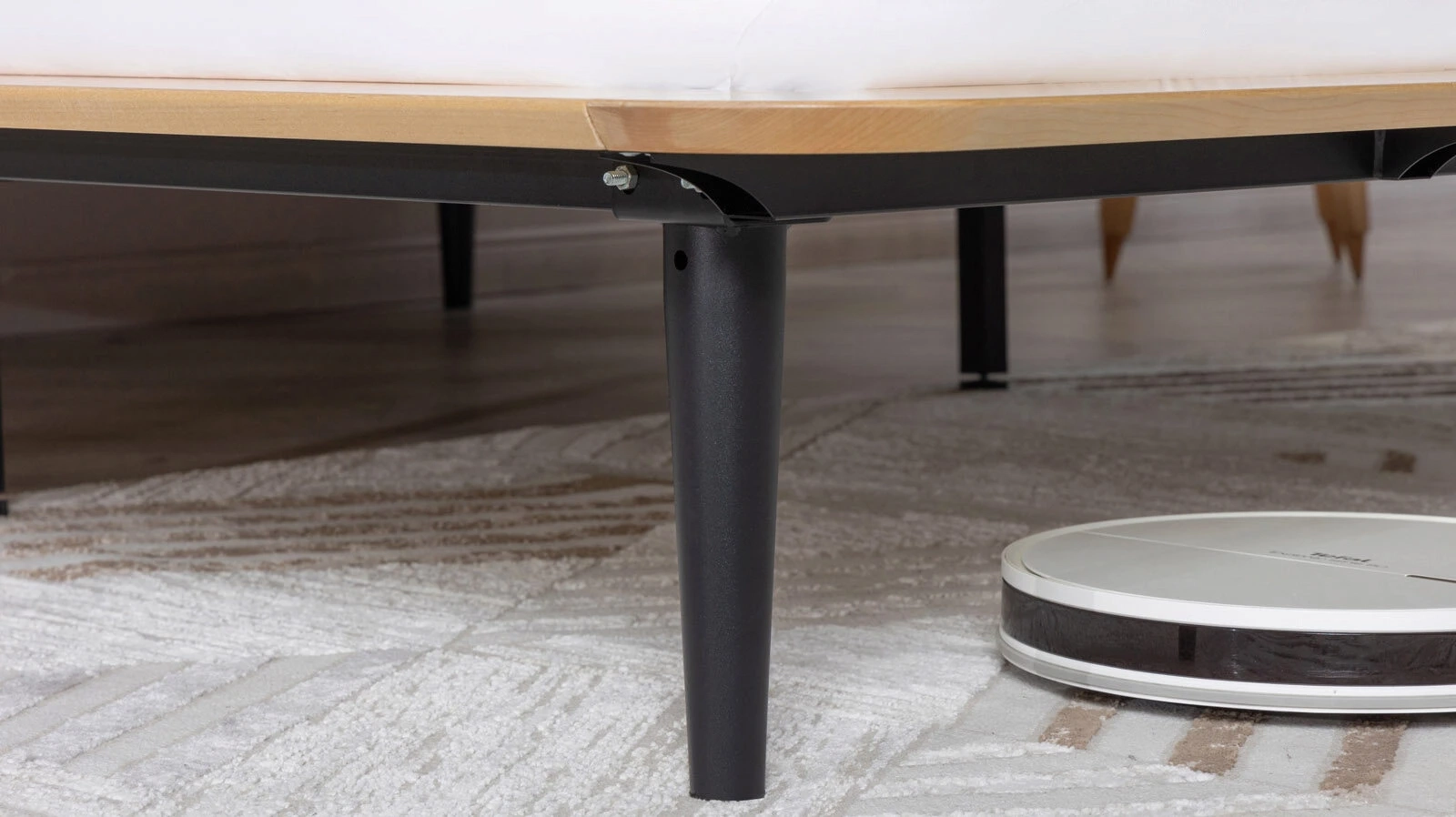 Кровать со съемными столиками Barna, цвет Nature, 160x200 - купить в Озерце