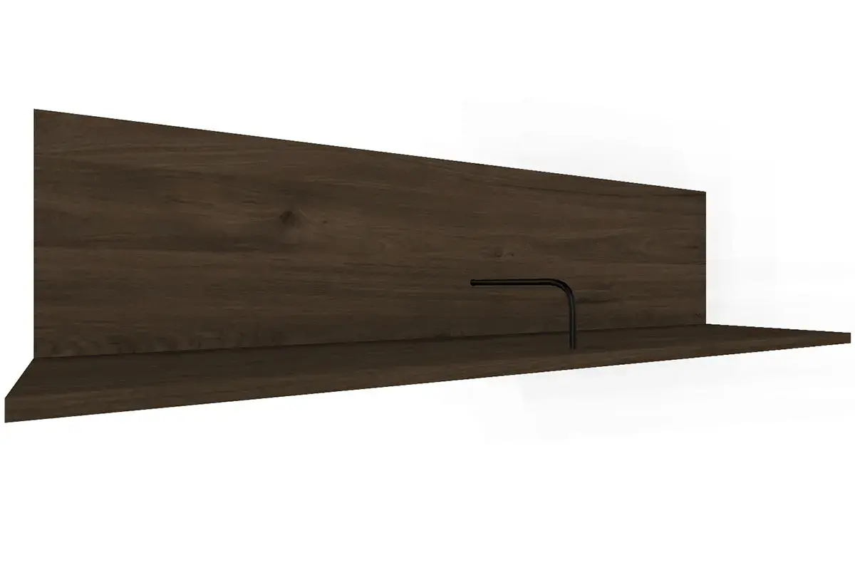 Детская Грейс композиция 1 (Гикори Джексон Темный/Латте Матовый) — Мебель-центр Озерцо