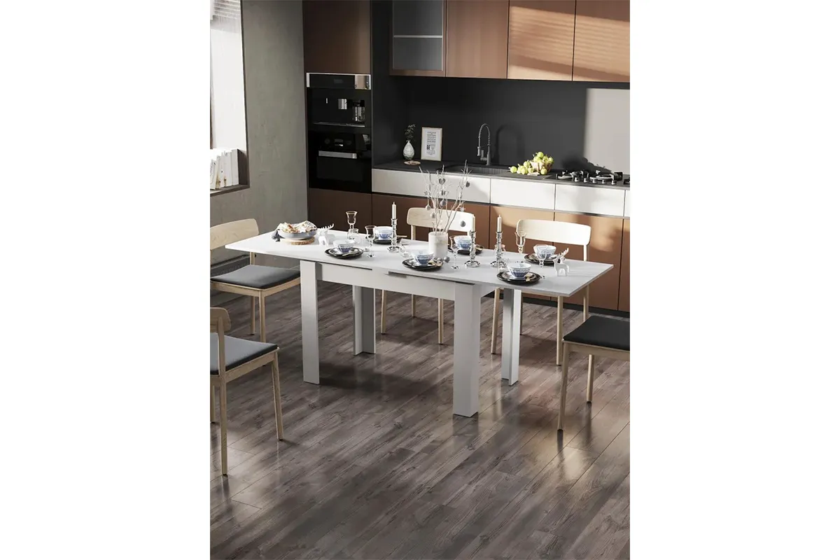 Стол раздвижной Промо тип 4 (Белый) - купить в Озерце