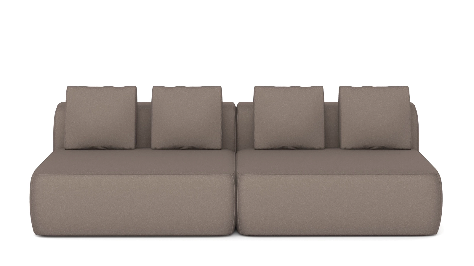 Диван модульный 2-секционный Molto 125+125 Тк. Aura 03 107x252 — купить в Озерце
