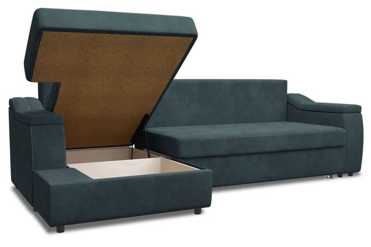 Угловой диван Бруно New ДКУ-О Teddy 18 Серый — купить в Озерце