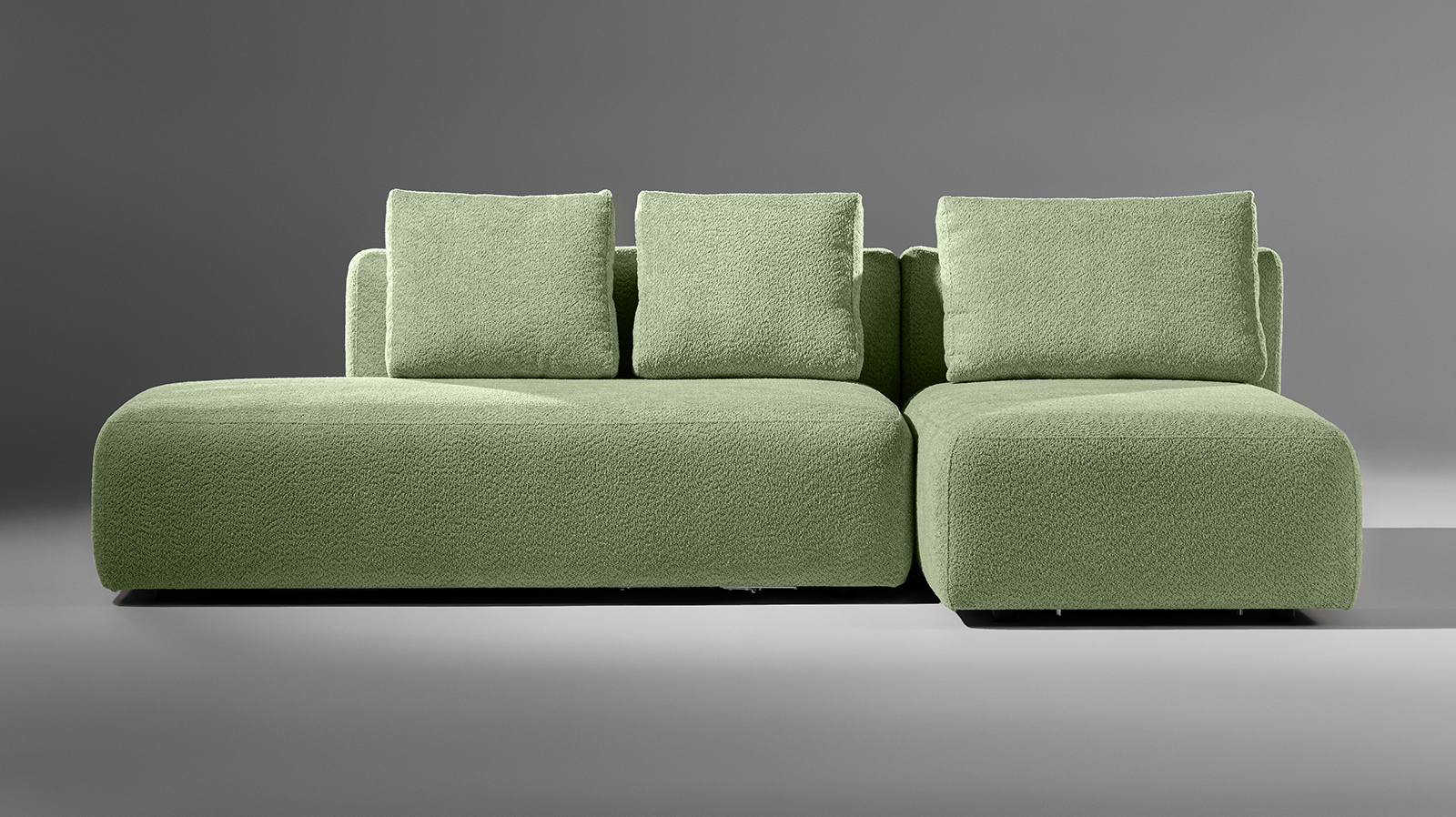 Диван модульный 2-секционный Molto 170+125 Тк. Soul 618 147x258 — купить в Озерце