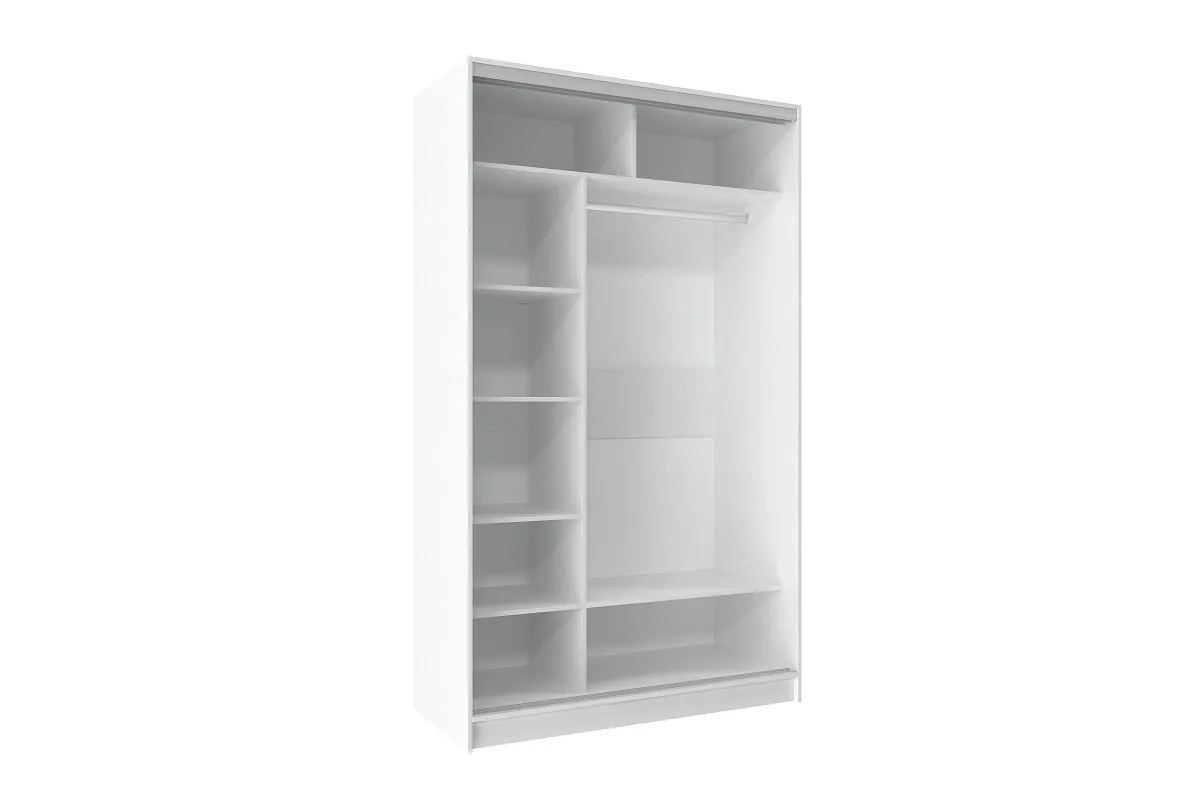 Шкаф-купе 1350 Домашний ЛДСП/ЛДСП (Белый) в мебель-центре Озерцо