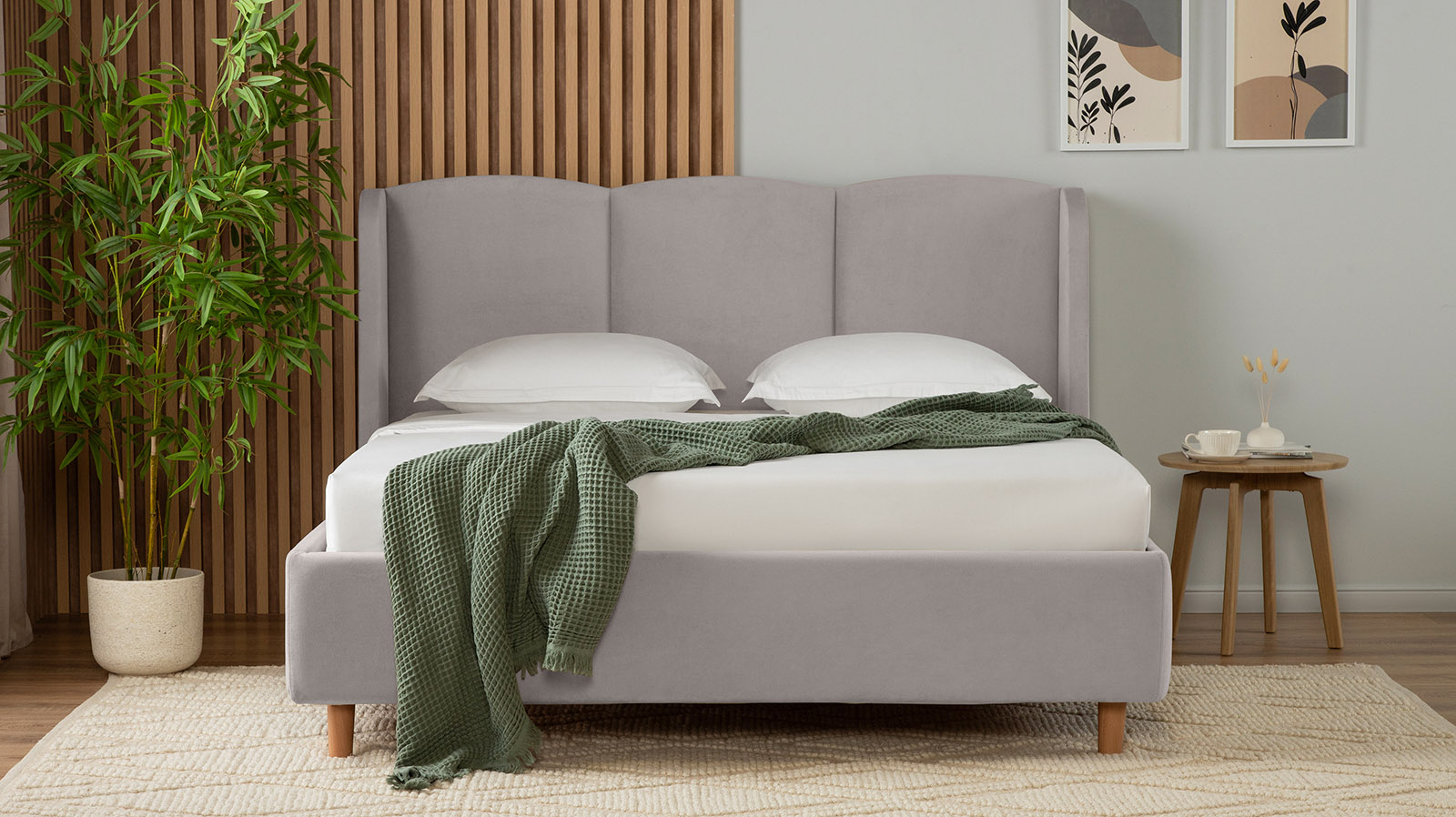 Кровать Milora Nova, Тк. Casanova Grey 90x200 - купить в Озерце