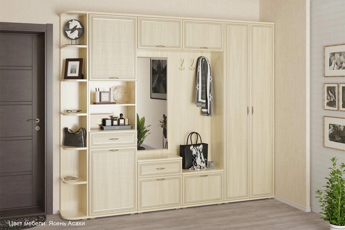 Антресоль АН-1041 (Ясень Асахи) в мебель-центре Озерцо