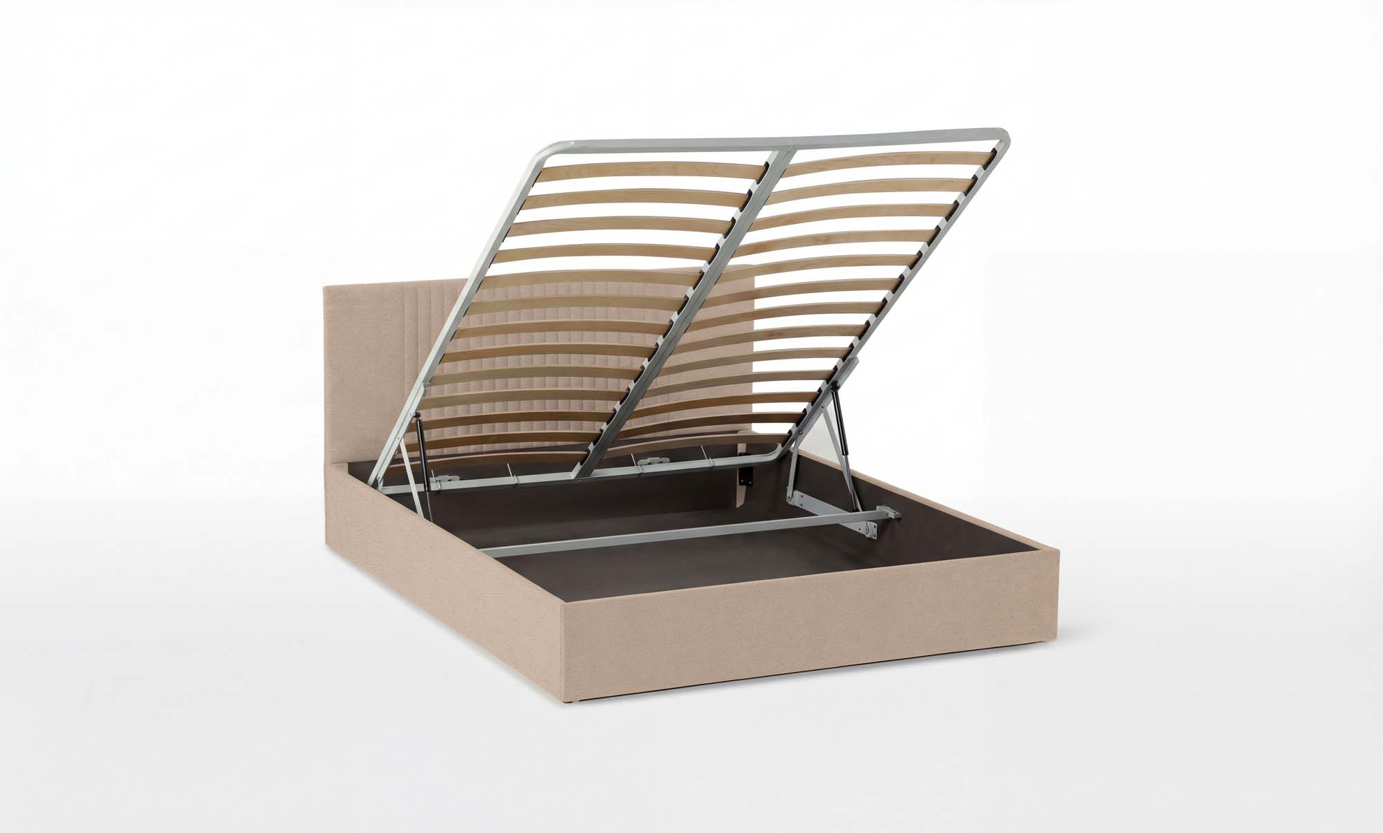 Кровать с подъемным механизмом Simple, ткань Dumont 02, 90x200 - купить в Озерце