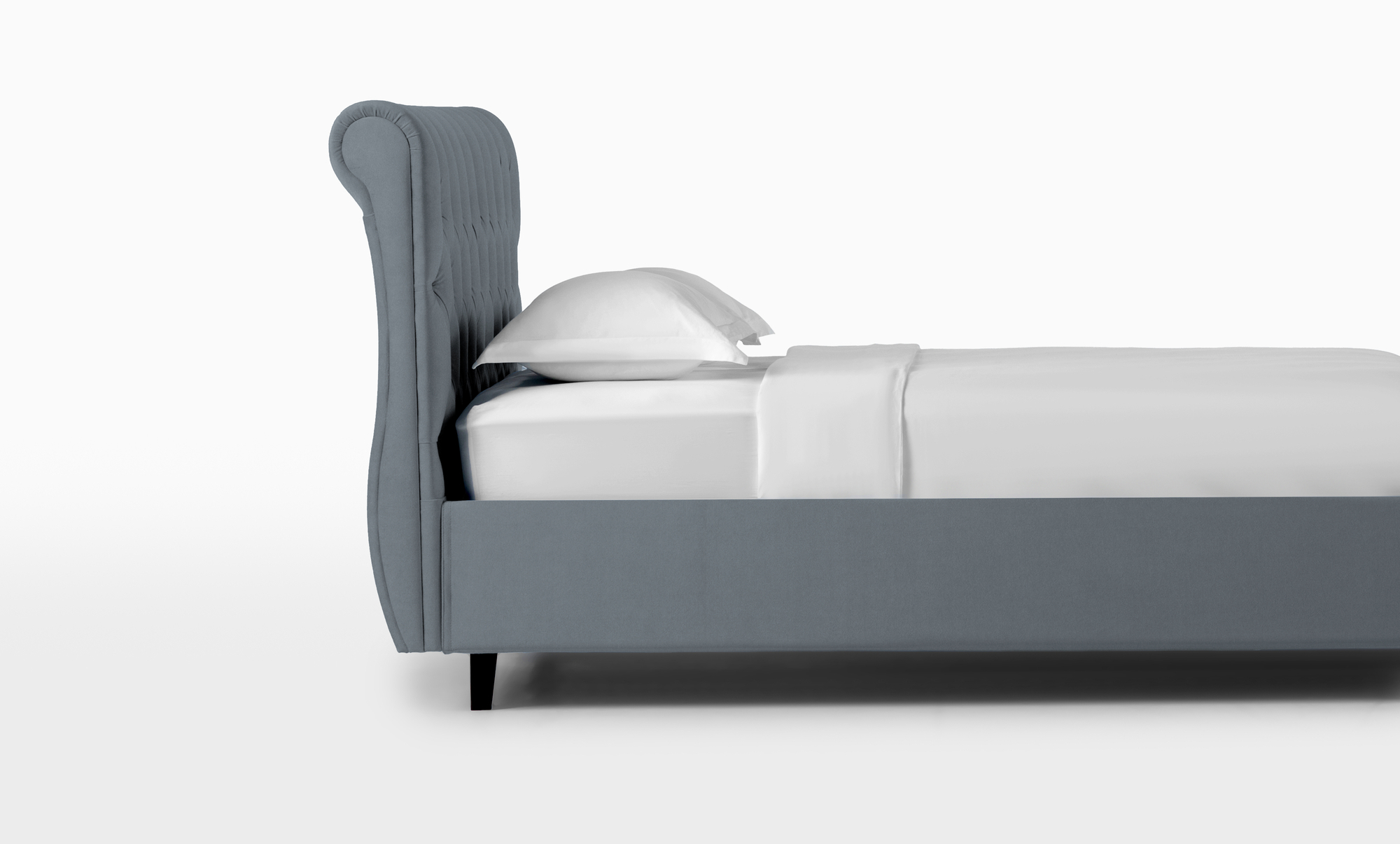 Кровать Allegro, ткань Sky Velvet 08, 160x200 - купить в Озерце