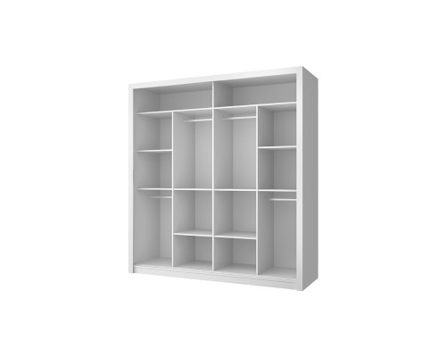 Милан, Шкаф 203. Цвет белый в мебель-центре Озерцо