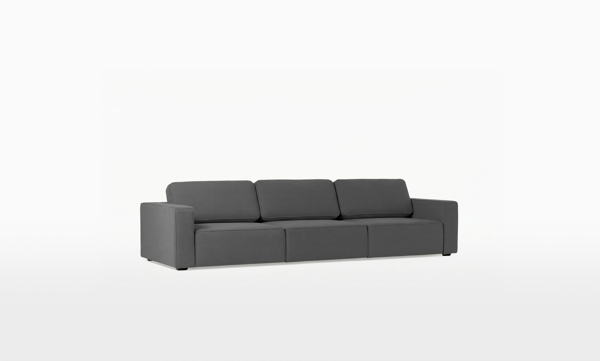 Диван -кровать Ralf, ткань Sky Velvet 16, 3х секционный 122x346 — в мебель-центре Озерцо