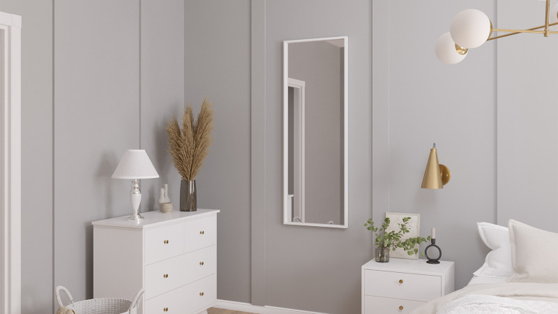 Зеркало Rima (Рима) 50*140 Белое 140x50 — купить в Озерце