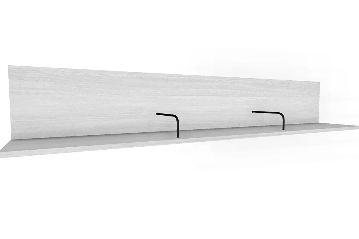 Детская Грейс композиция 6 (Снежный Ясень/Латте Матовый) — Мебель-центр Озерцо