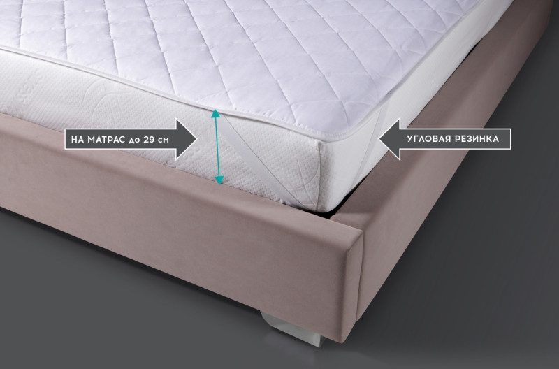 Наматрасник Cotton S4 80x195 (белый) в мебель-центре Озерцо