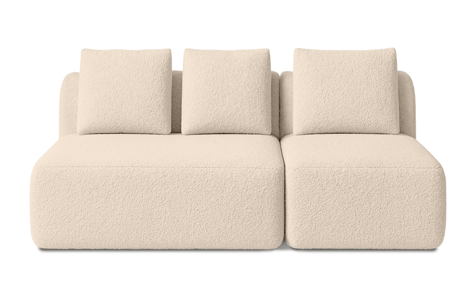 Диван модульный Мольто-2 секц-пуф 125+85-спинка 125+85-Тк. Alaska 04 107x214 — купить в Озерце