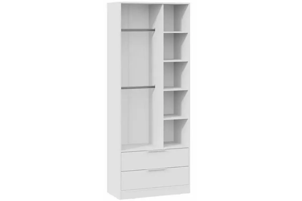 Шкаф для одежды Марли (Белый) в мебель-центре Озерцо