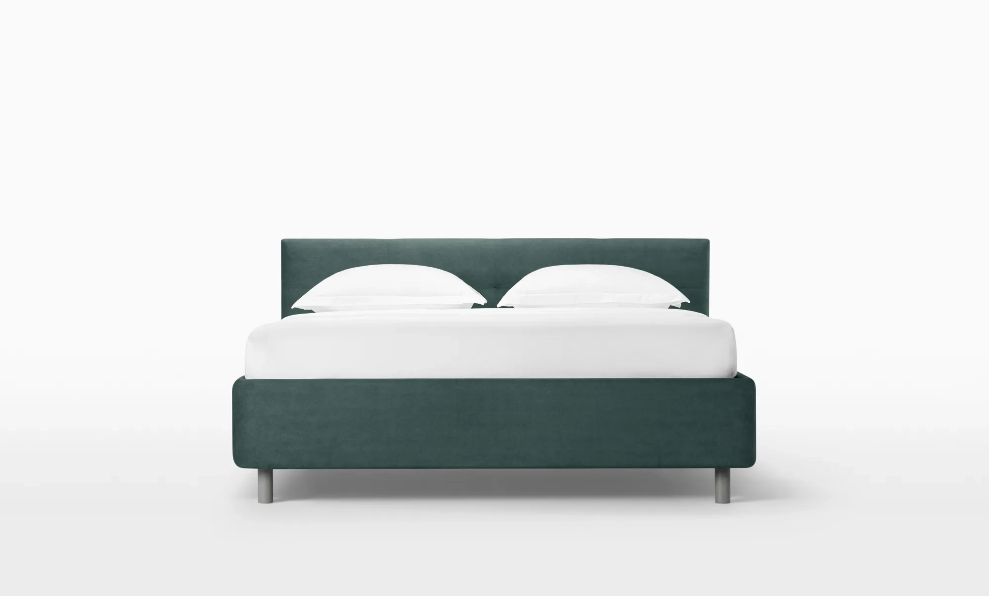 Кровать с ортопедической решеткой Vanessa Nova, ткань Casanova Seawave, 200x200 - купить в Озерце