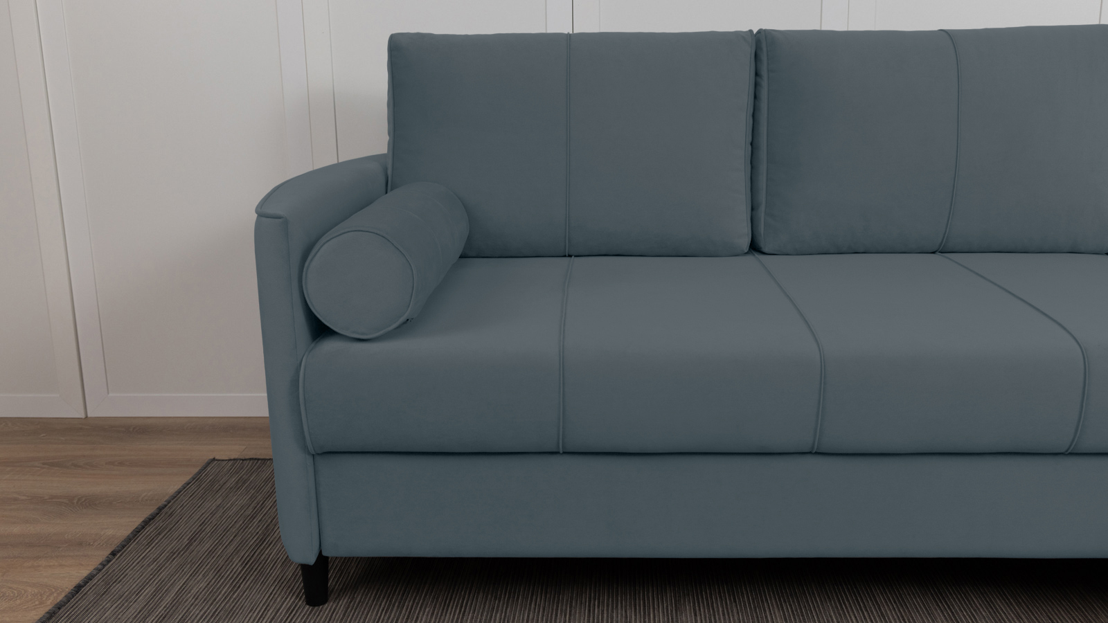 Диван Kvina New угловой, Тк. Sky Velvet 18 142x228 — купить в Озерце