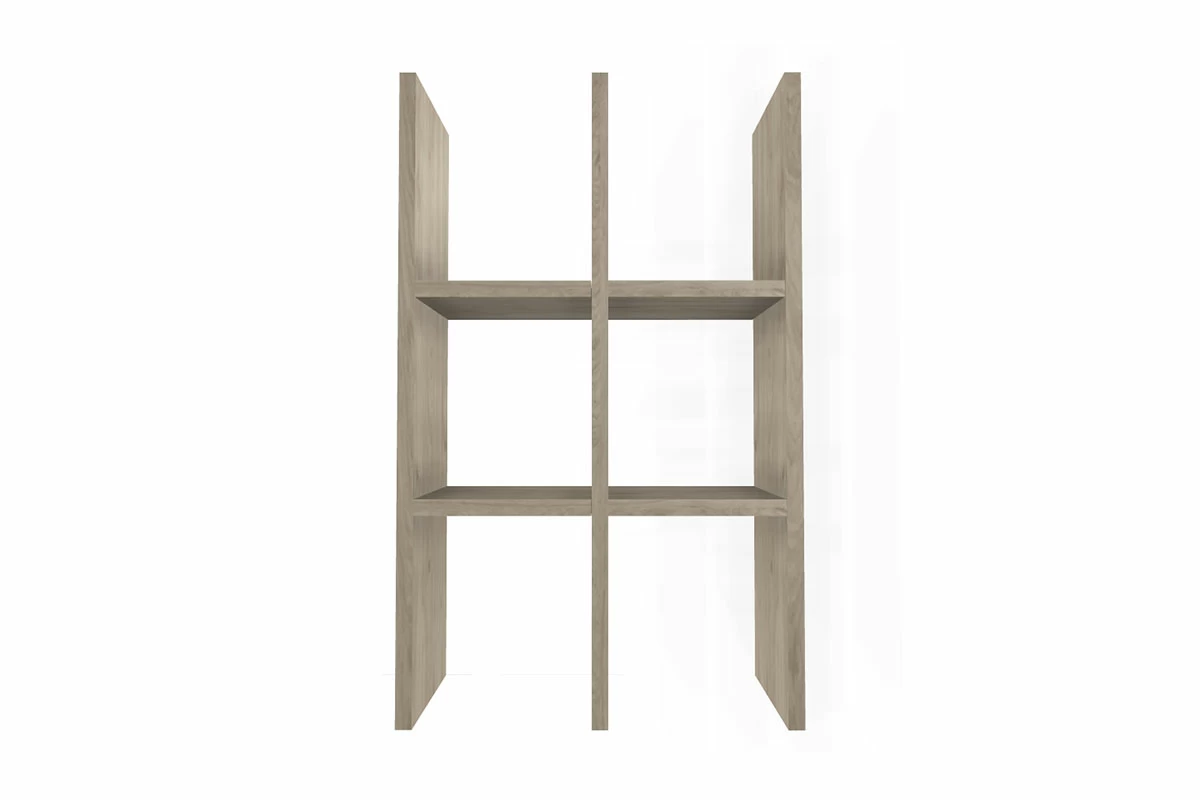 Полка  ПЛ-1012 (Гикори Джексон Светлый) — Мебель-центр Озерцо