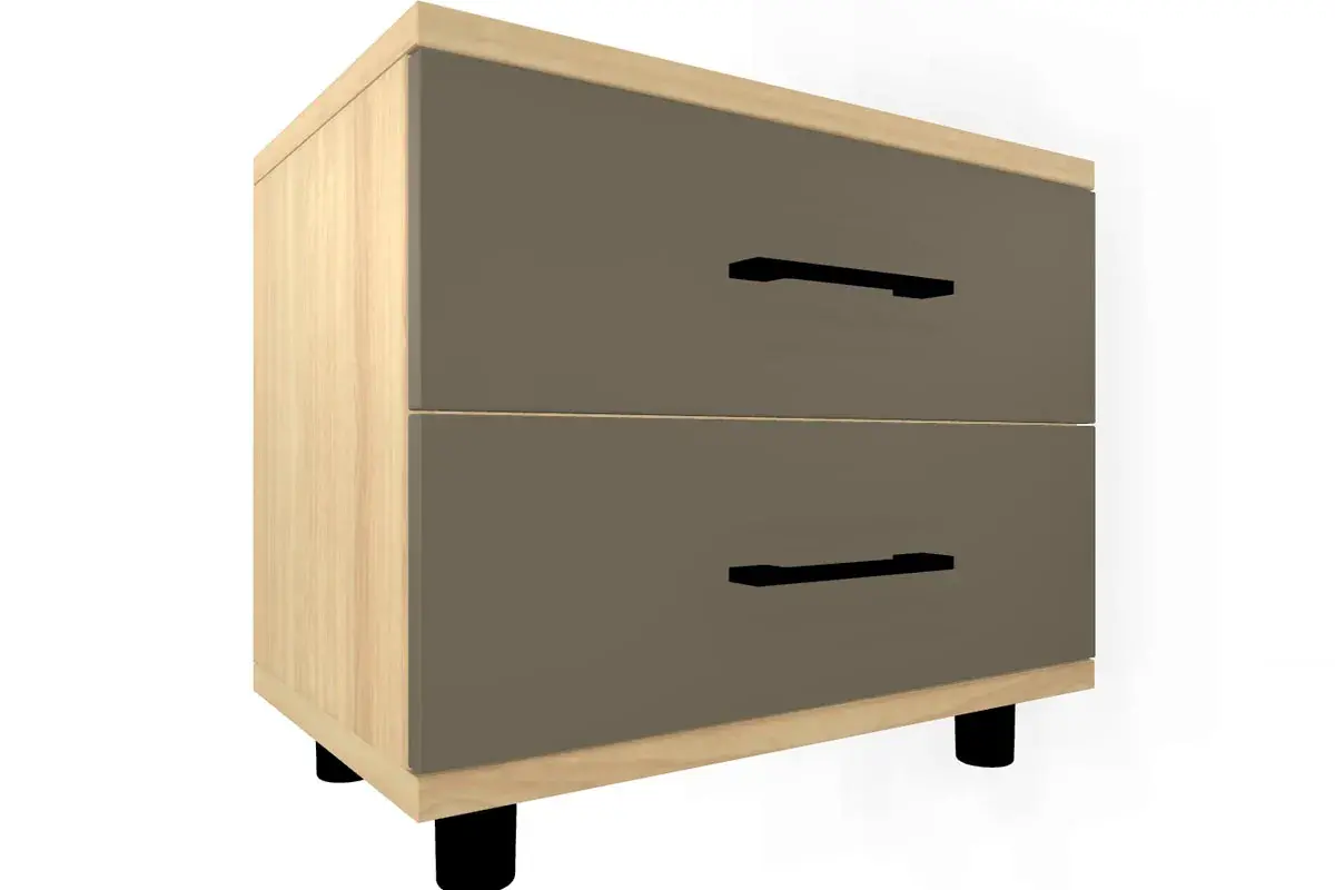 Спальня Грейс комплект 3 (Ясень Асахи/Латте Матовый) - купить в Озерце