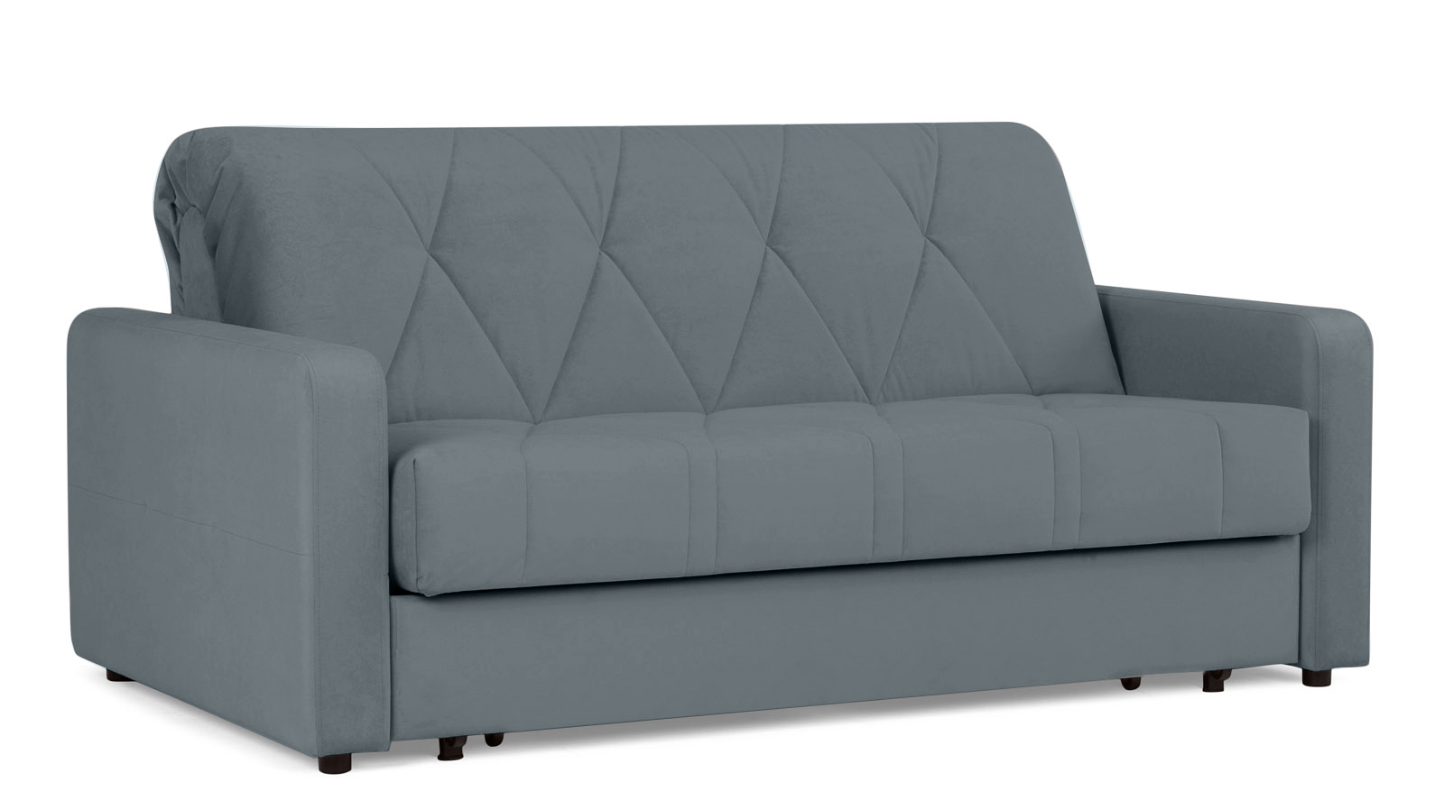 Диван - кровать Domo Pro стежка ромб, ткань Sky Velvet 18 140x216 — купить в Озерце