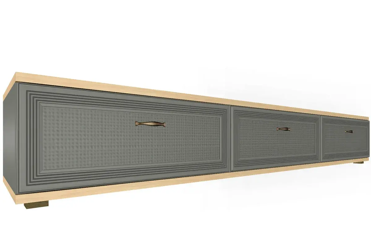 Гостиная Карина комплект 1 (Ясень Асахи/Серый Оникс) — Мебель-центр Озерцо