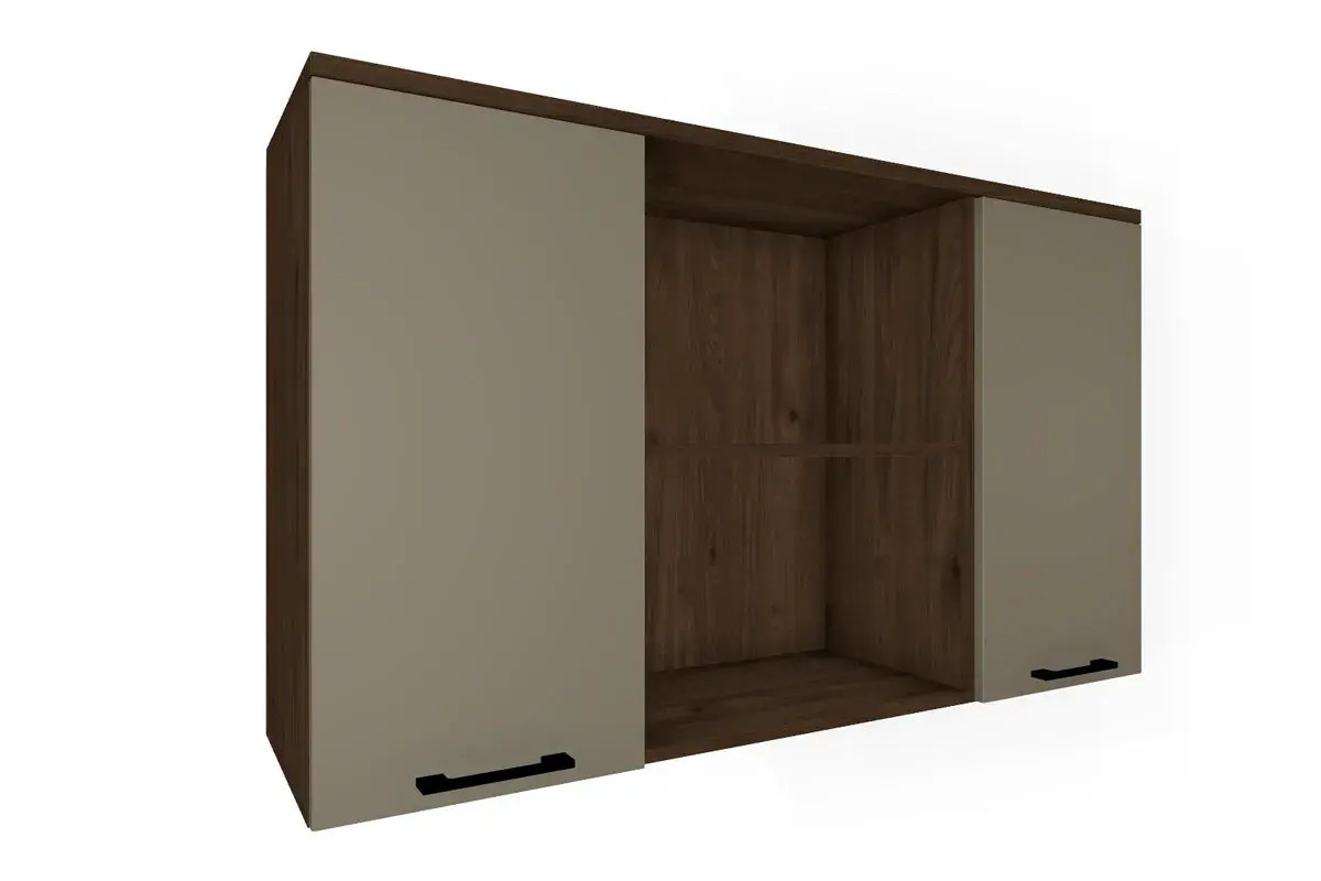 Детская Грейс композиция 8 (Гикори Джексон Темный/Латте Матовый) — Мебель-центр Озерцо