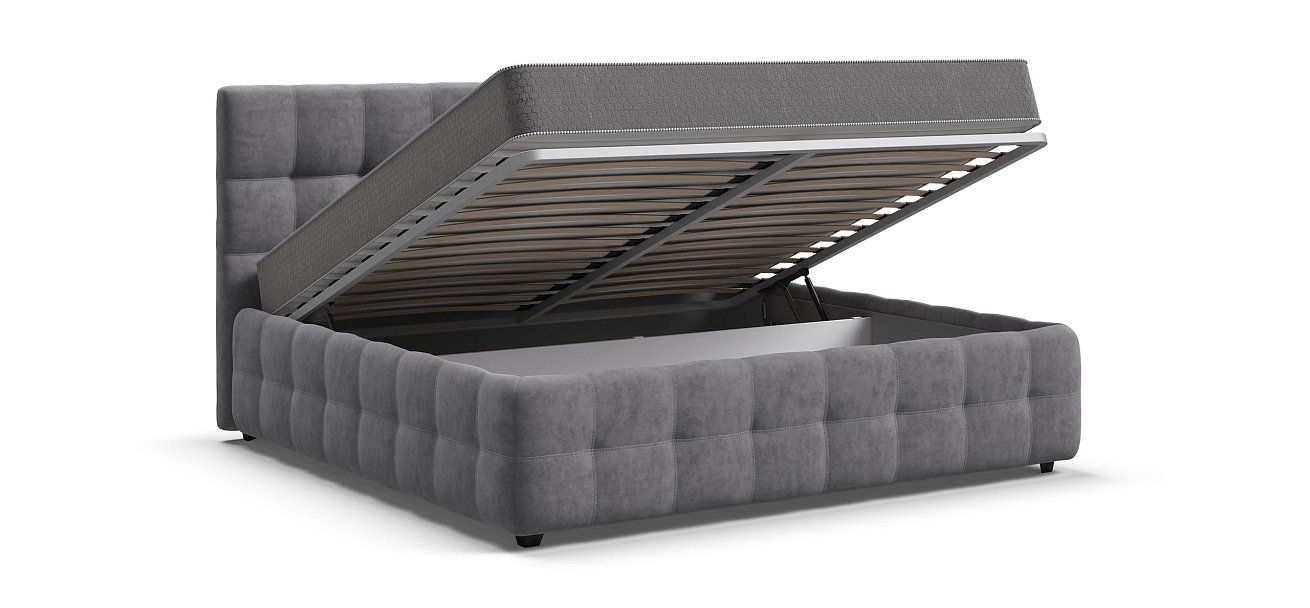 Кровать Босс 180*200 Про Велюр Роял агат - купить в Озерце