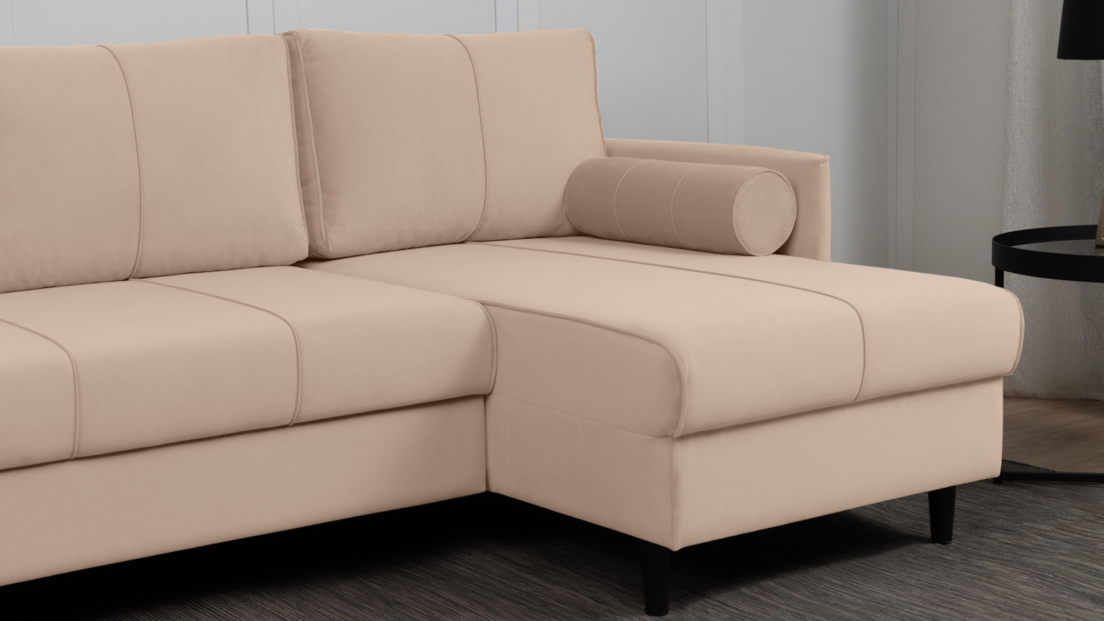Диван Kvina New угловой, Тк. Dumont 02 142x228 — купить в Озерце