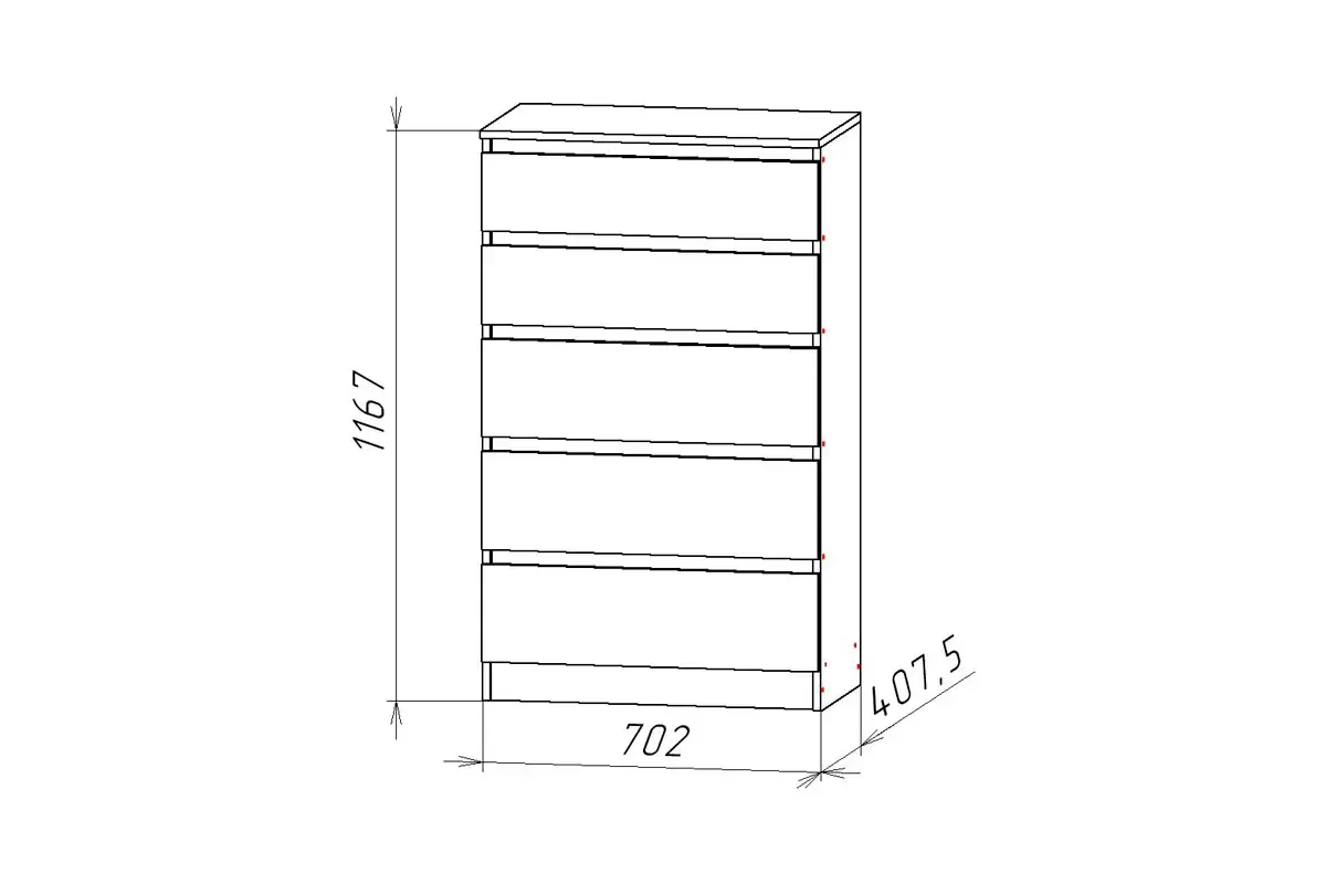 Комод Ницца-8 (Белый) — Мебель-центр Озерцо
