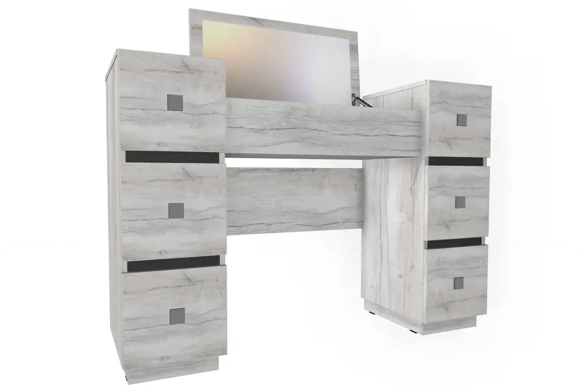 Стол туалетный Neo 43 (Дуб Шавиниган/Антрацит) — Мебель-центр Озерцо