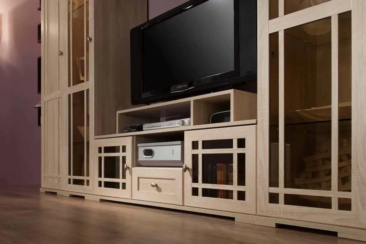 Sherlock 3 Тумба ТВ дуб сонома — Мебель-центр Озерцо