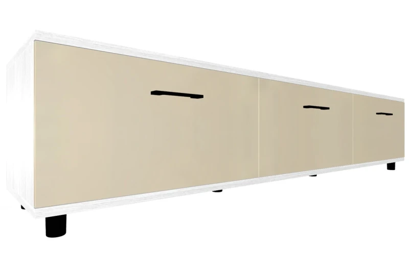 Тумба ТБ-5037-СЯ-КГ (Снежный Ясень/Кашемир Глянцевый) — Мебель-центр Озерцо