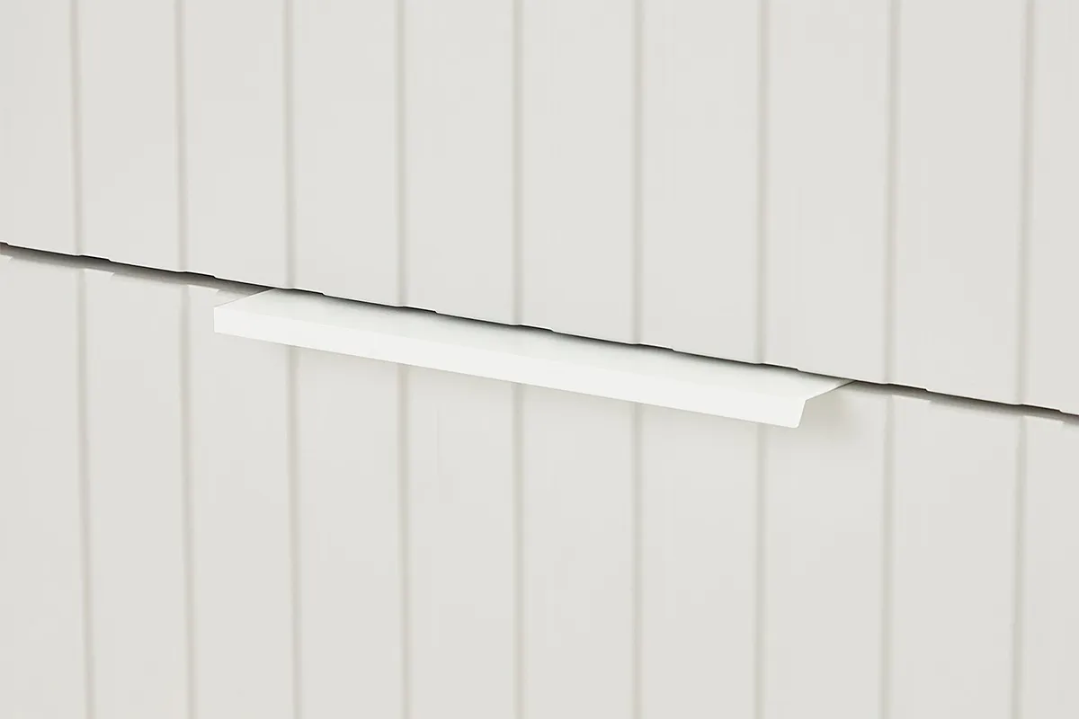 Стол письменный Хилтон Тип 1 (Дуб Крафт Золотой/Белый матовый) — Мебель-центр Озерцо