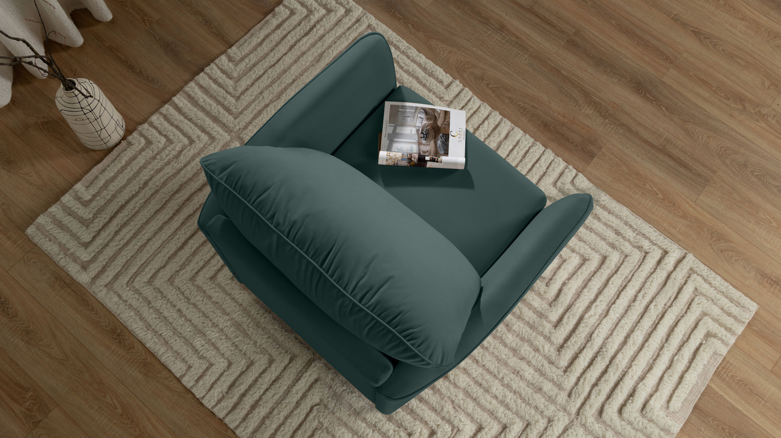 Кресло Laguna, Тк. Casanova Seawave 87x92.5 — купить в Озерце