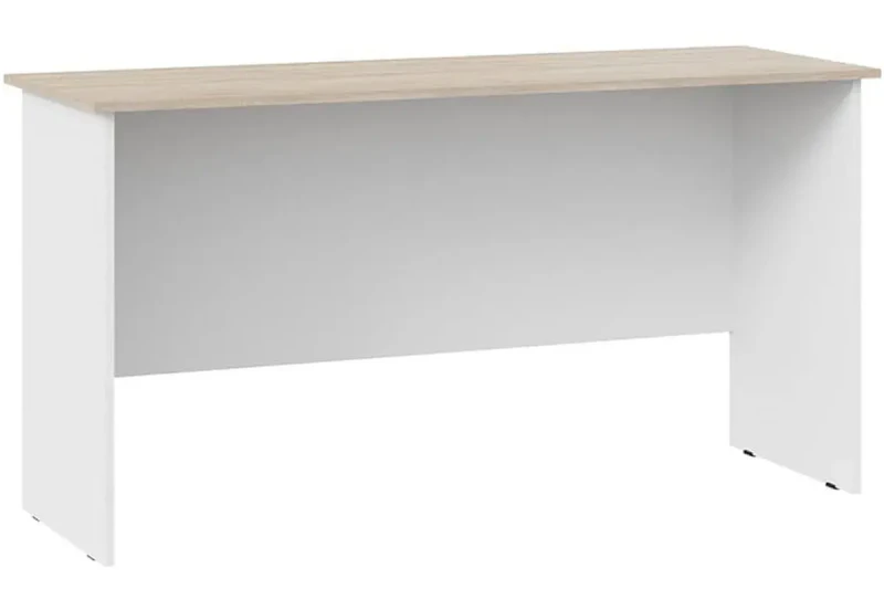 Стол письменный Тип 14 (1400) (Дуб Сонома/Белый Ясень) — Мебель-центр Озерцо
