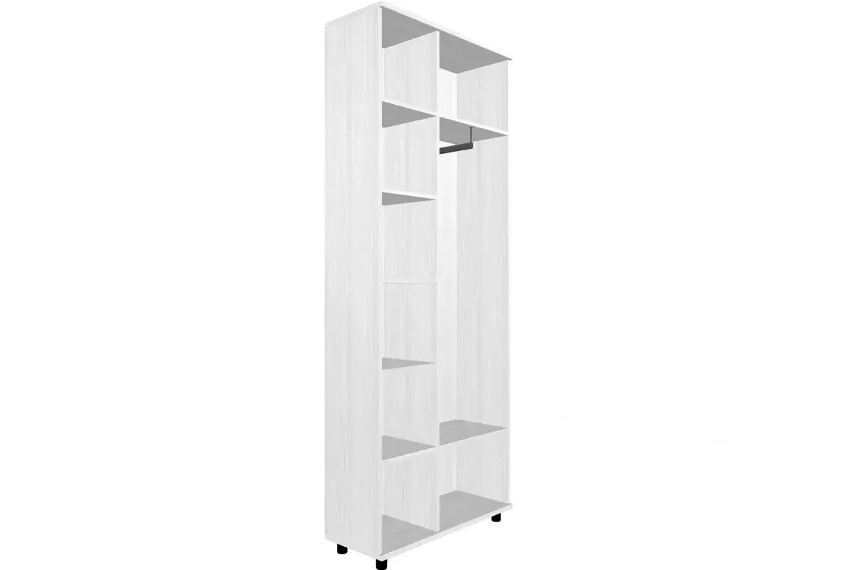 Шкаф многоцелевой ШК-5033-СЯ-БГ (Снежный Ясень/Белый Бриллиант Глянцевый) в мебель-центре Озерцо