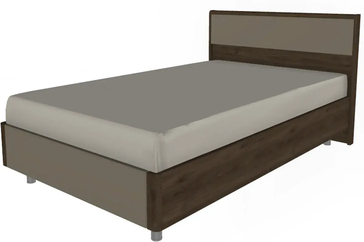 Детская Грейс композиция 10 (Гикори Джексон Темный/Латте Матовый) — Мебель-центр Озерцо