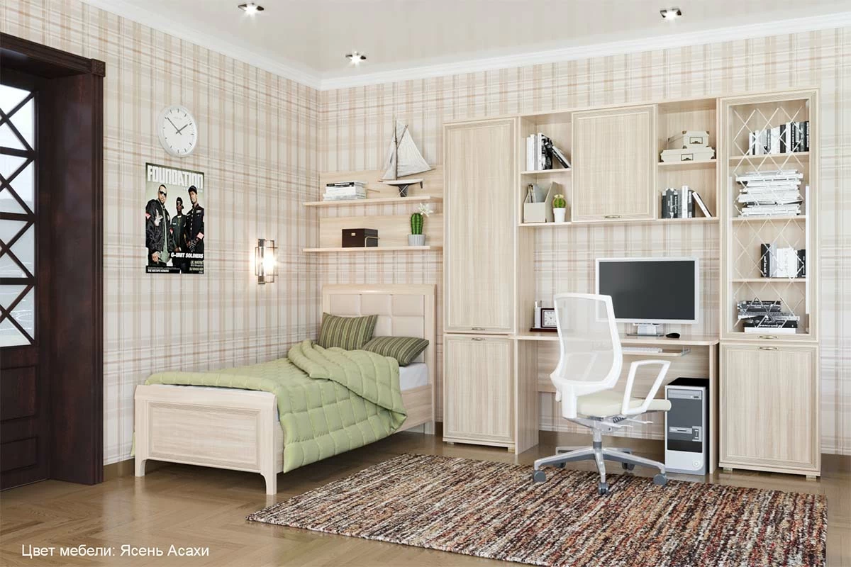 Стол СТ-1011 (Ясень Асахи) — Мебель-центр Озерцо