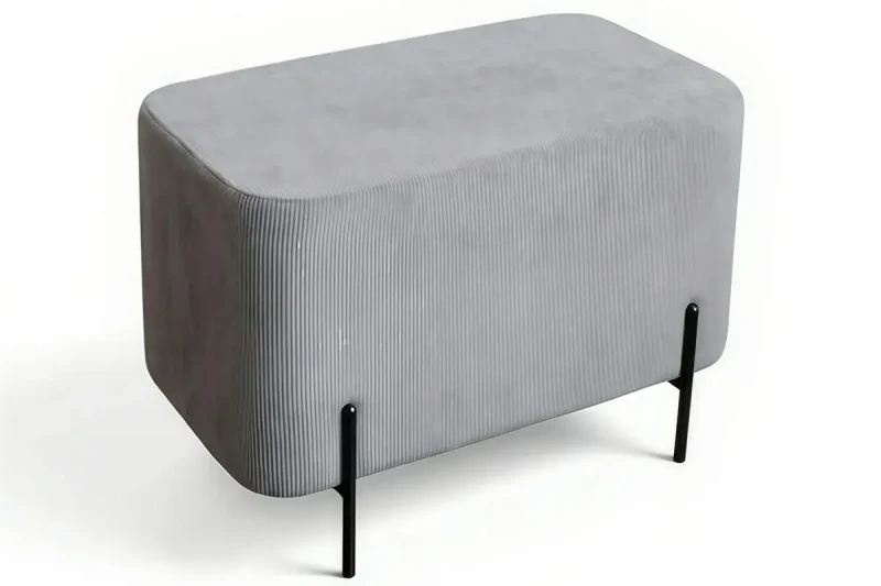 Пуф Gloria Овальный Linea Media (Серый) — купить в Озерце