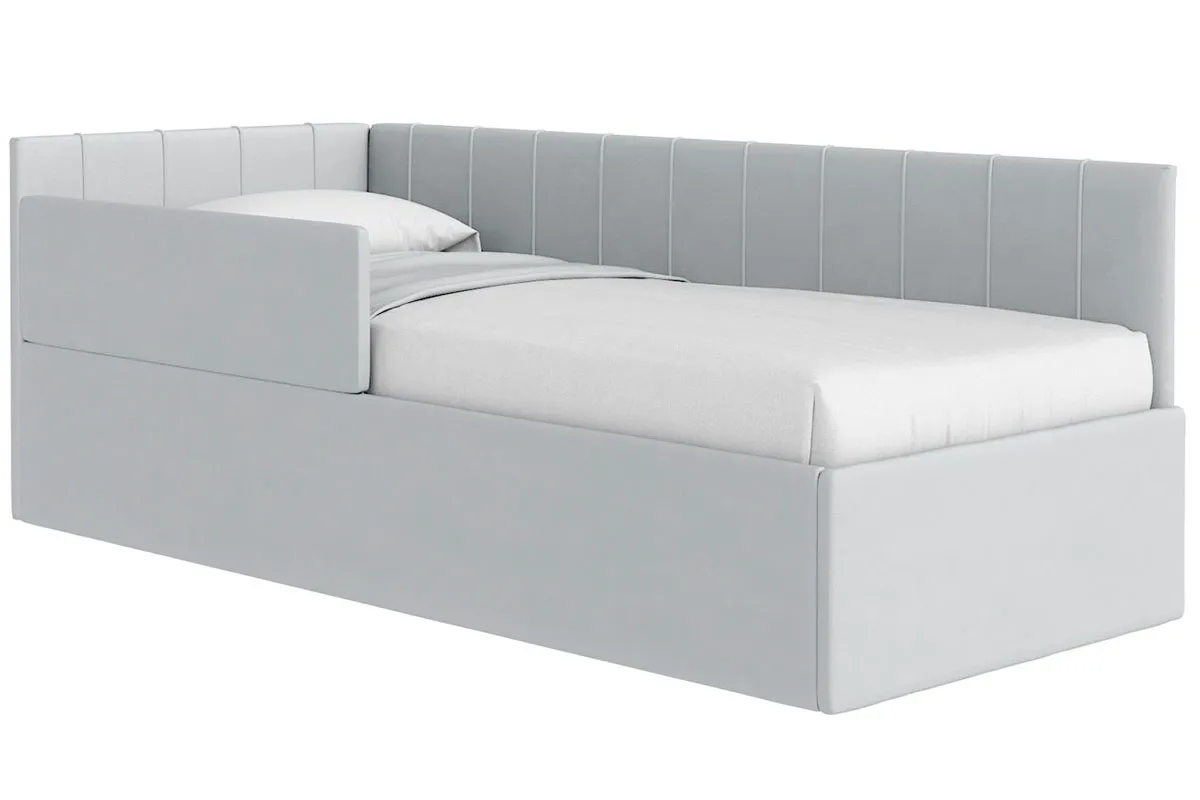 Кровать Мика с ПМ 90х200 универсальная Newtone Light GREY - купить в Озерце