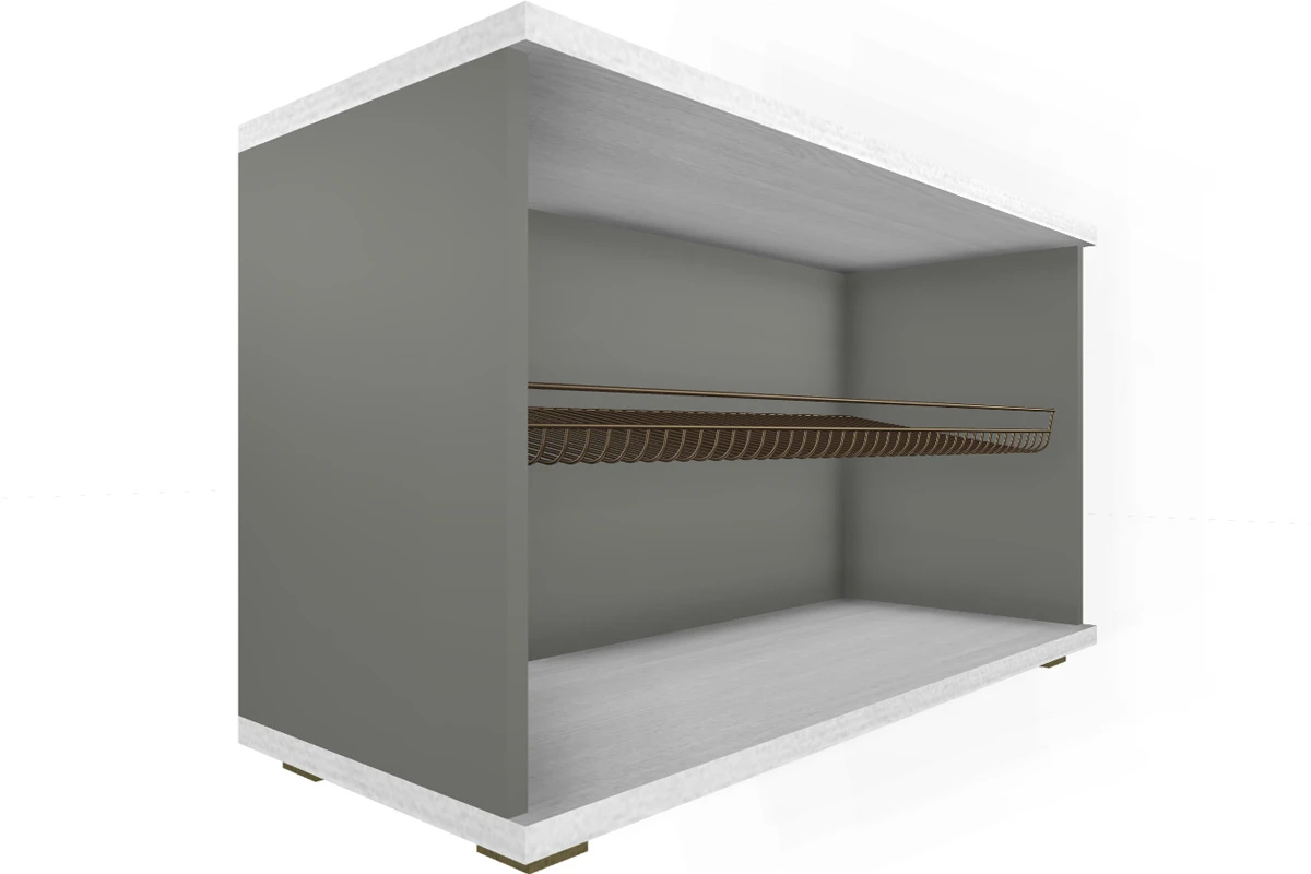 Готовый комплект для прихожей Карина ПК-1002-СЯ-СО (Снежный Ясень/Серый Оникс) — Мебель-центр Озерцо