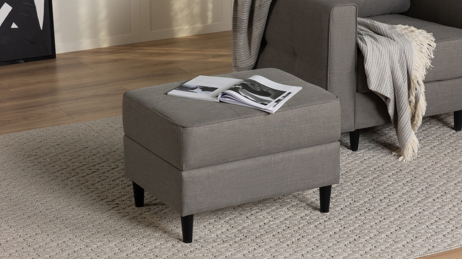 Пуф Amani Pro, Тк. Тк. Lidot grey 53x68 — купить в Озерце