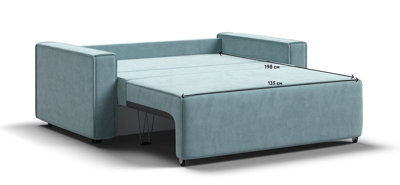 Диван NORD Compact велюр Monolit аква — купить в Озерце