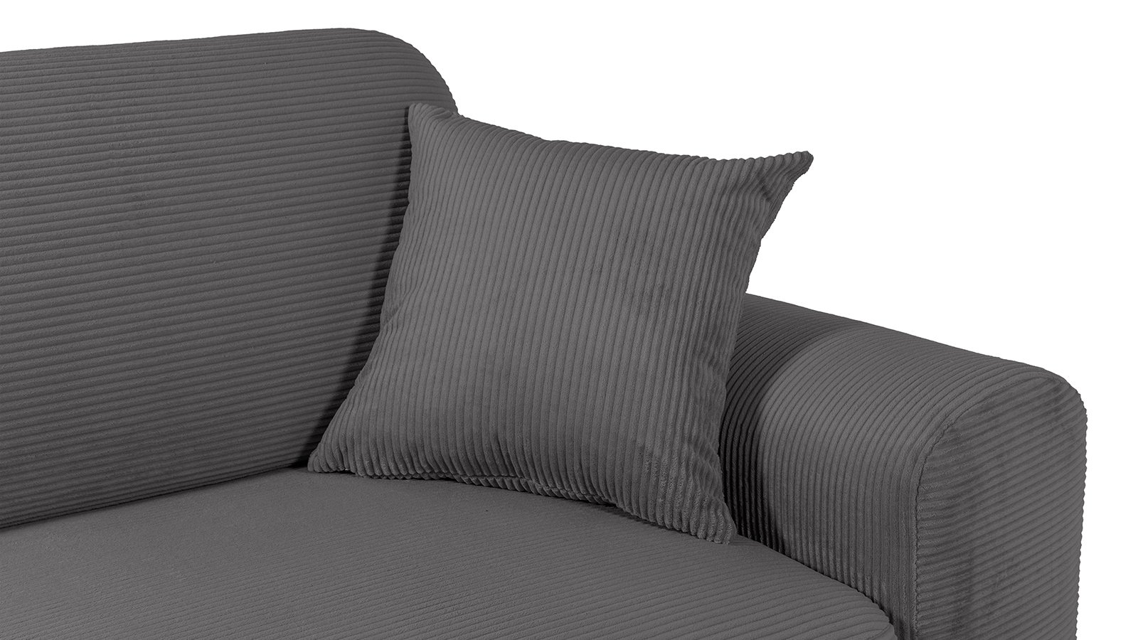 Диван -кровать Raklet ткань Cilium Grafit 107x258 — купить в Озерце