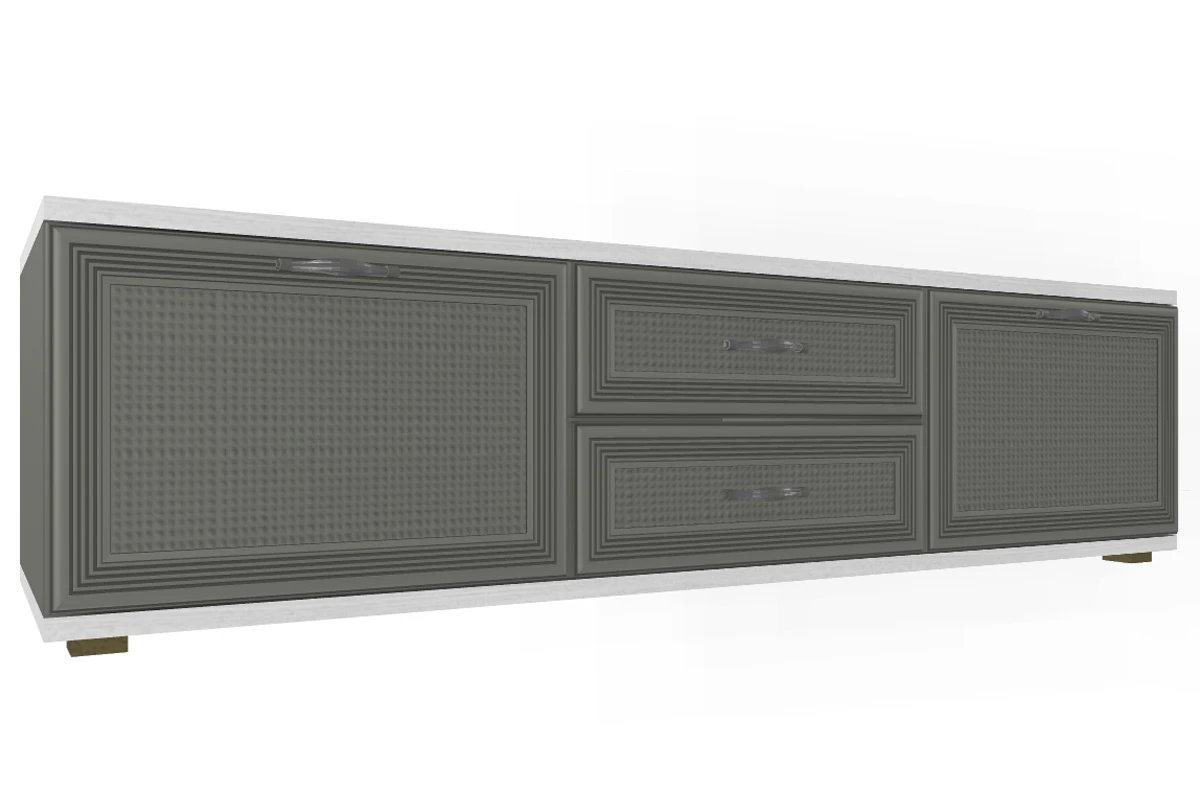 Готовый комплект для гостиной Карина ГК-1001-СЯ-СО (Снежный Ясень/Серый Оникс) — Мебель-центр Озерцо