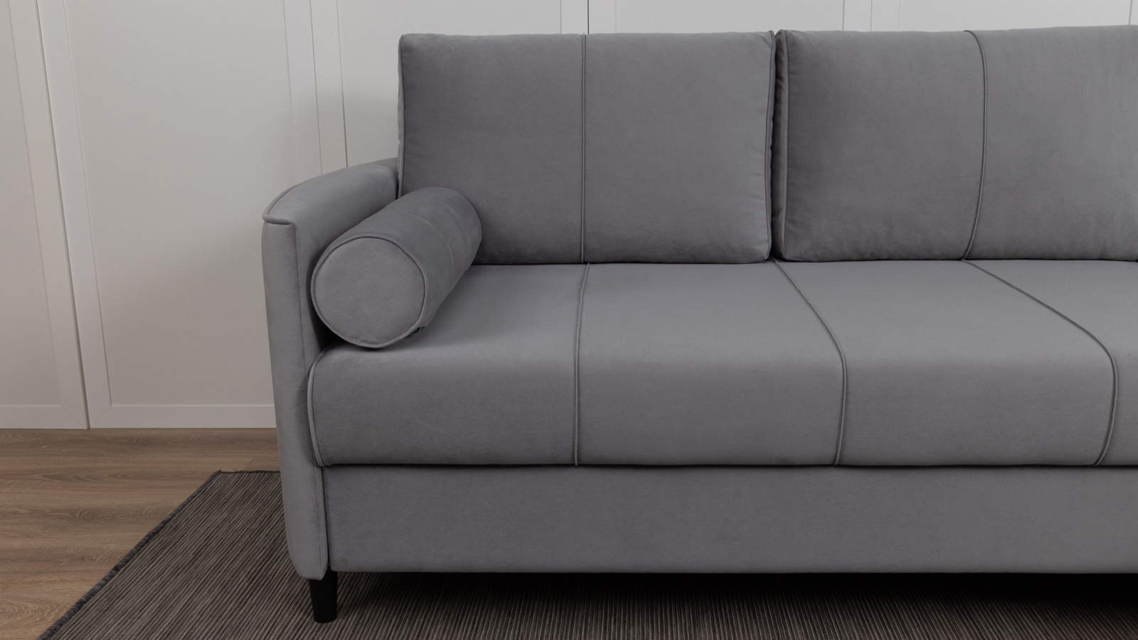 Диван Kvina New угловой, Тк. Sky Velvet 08 142x228 — купить в Озерце