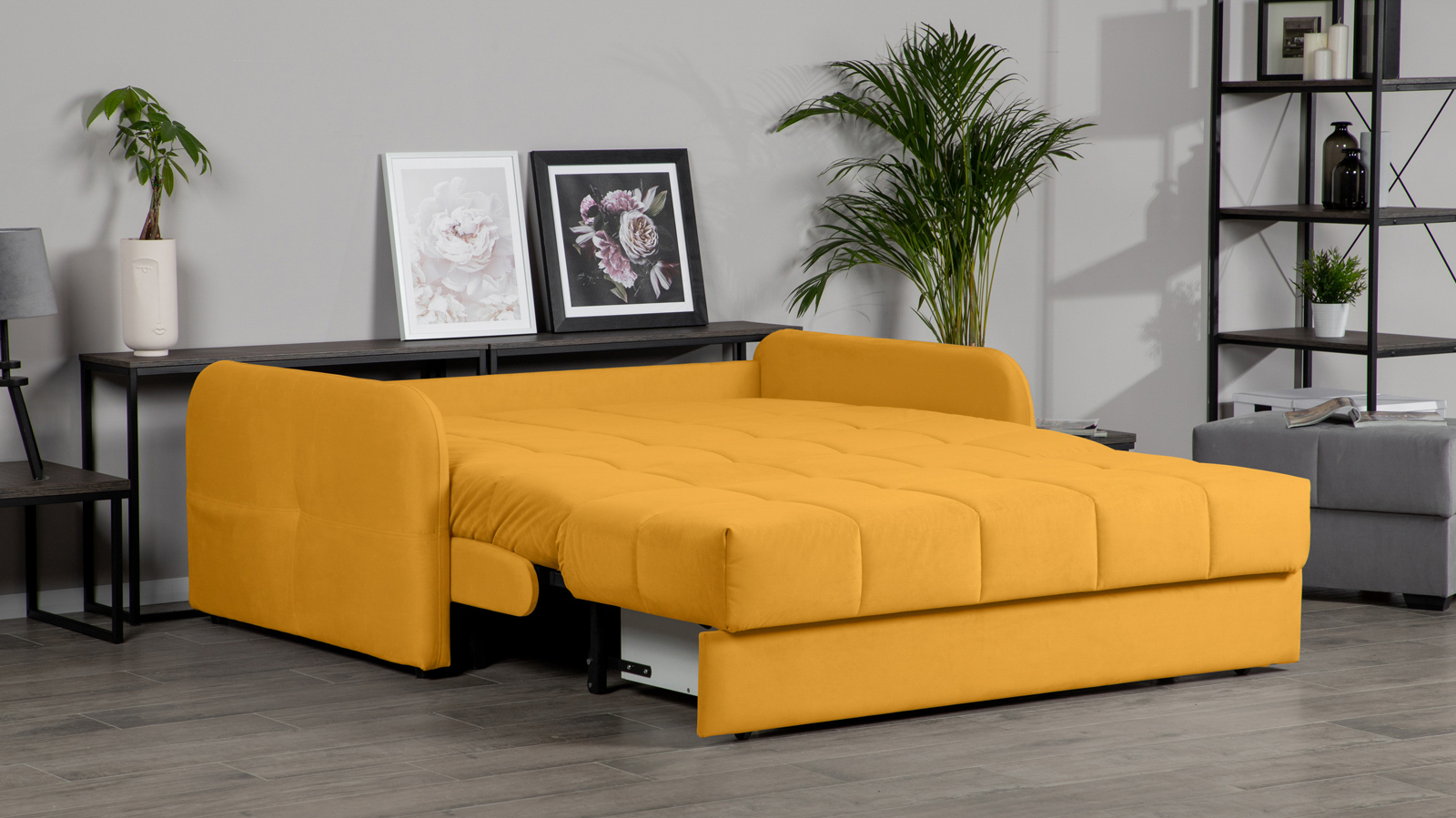 Диван Domo Pro Sky velvet 30 с коробом для белья с мягкими подлокотниками 160 жесткий 122x183 — купить в Озерце