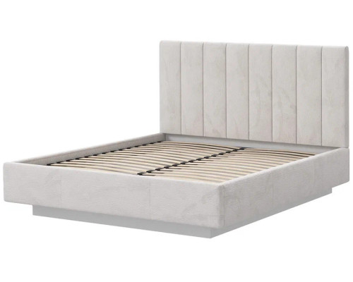 Кровать Сабрина 160 с подъемником. Цвет Aoplush Pebble - купить в Озерце
