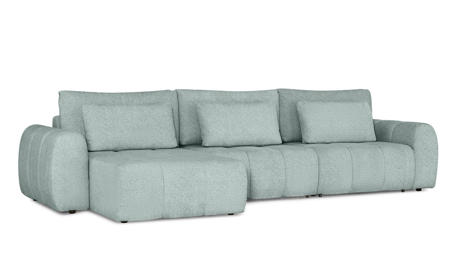 Диван -кровать угловой Mellow ткань Raven 80 176x364 — купить в Озерце