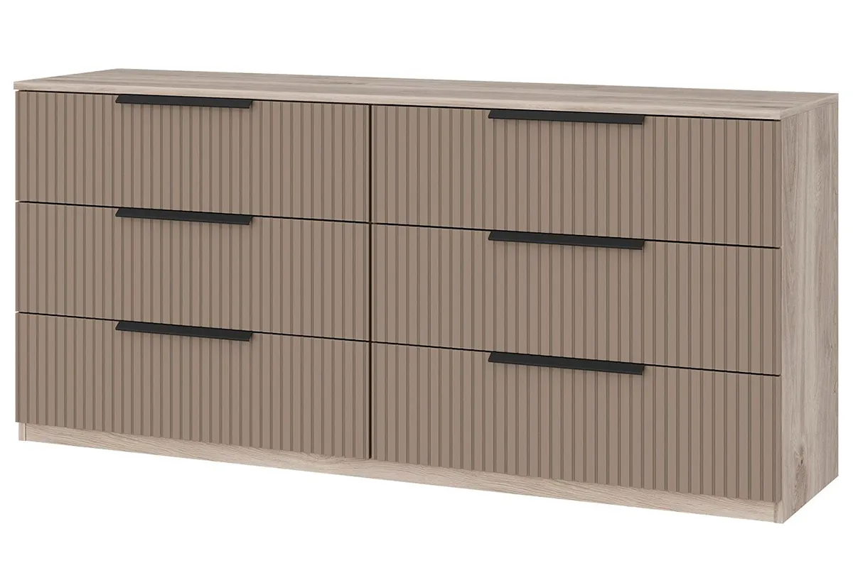 Спальный гарнитур Астория №2 / без кровати (Дуб кастелло серый / Грей софт) - купить в Озерце